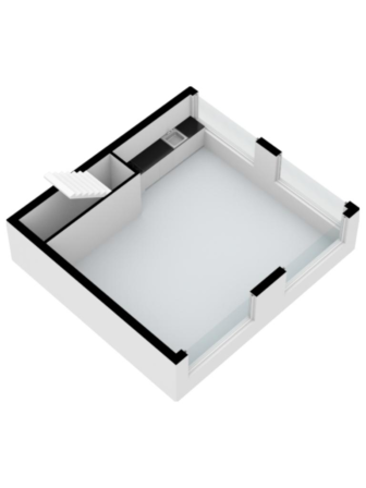 1e verdieping - 3D
