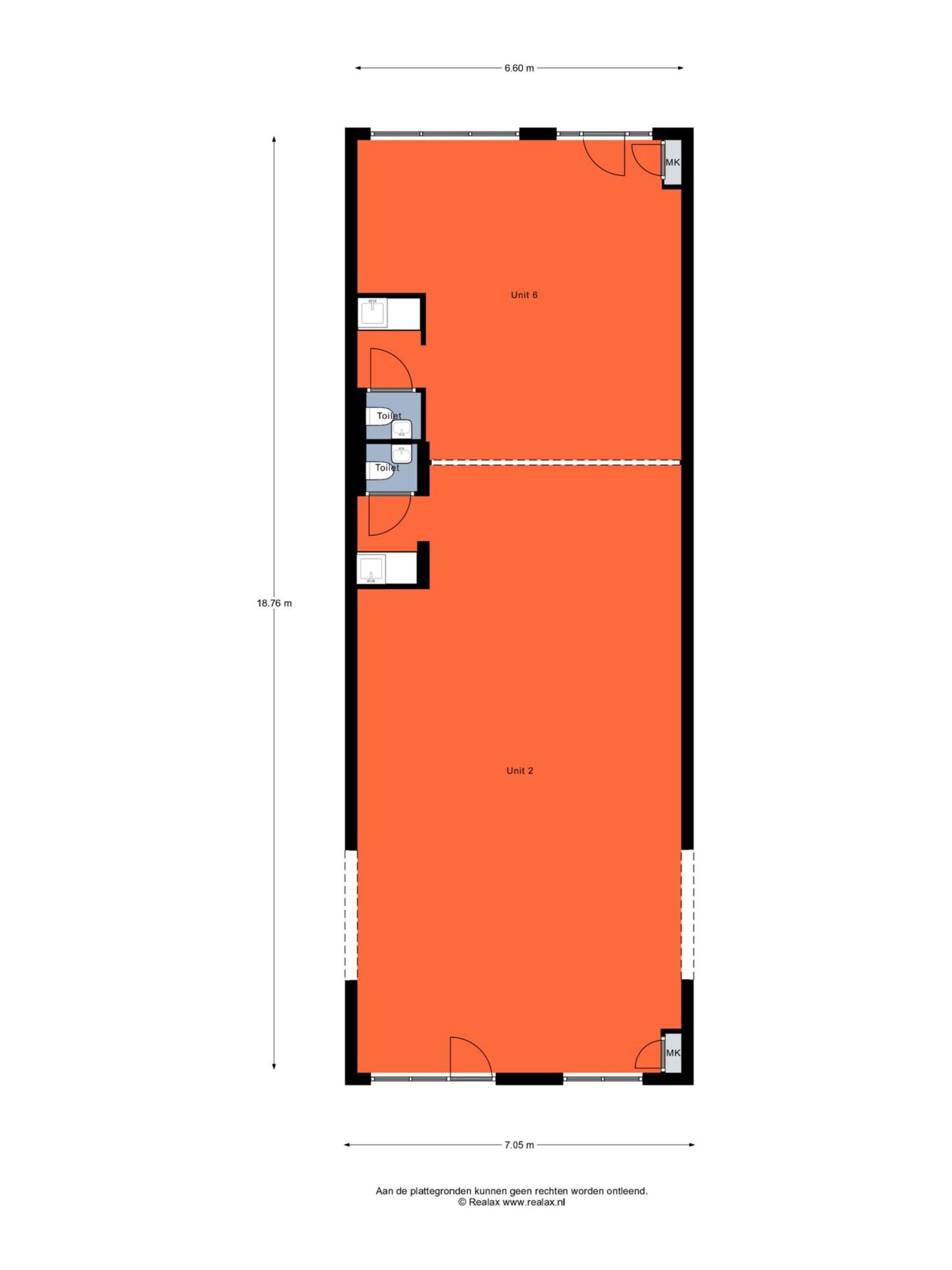 Plattegrond unit 6