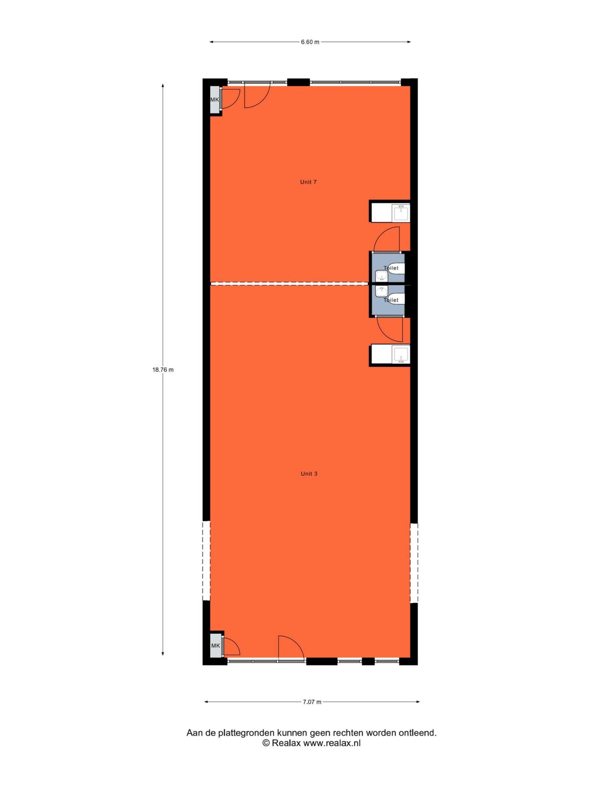 Plattegrond unit 7