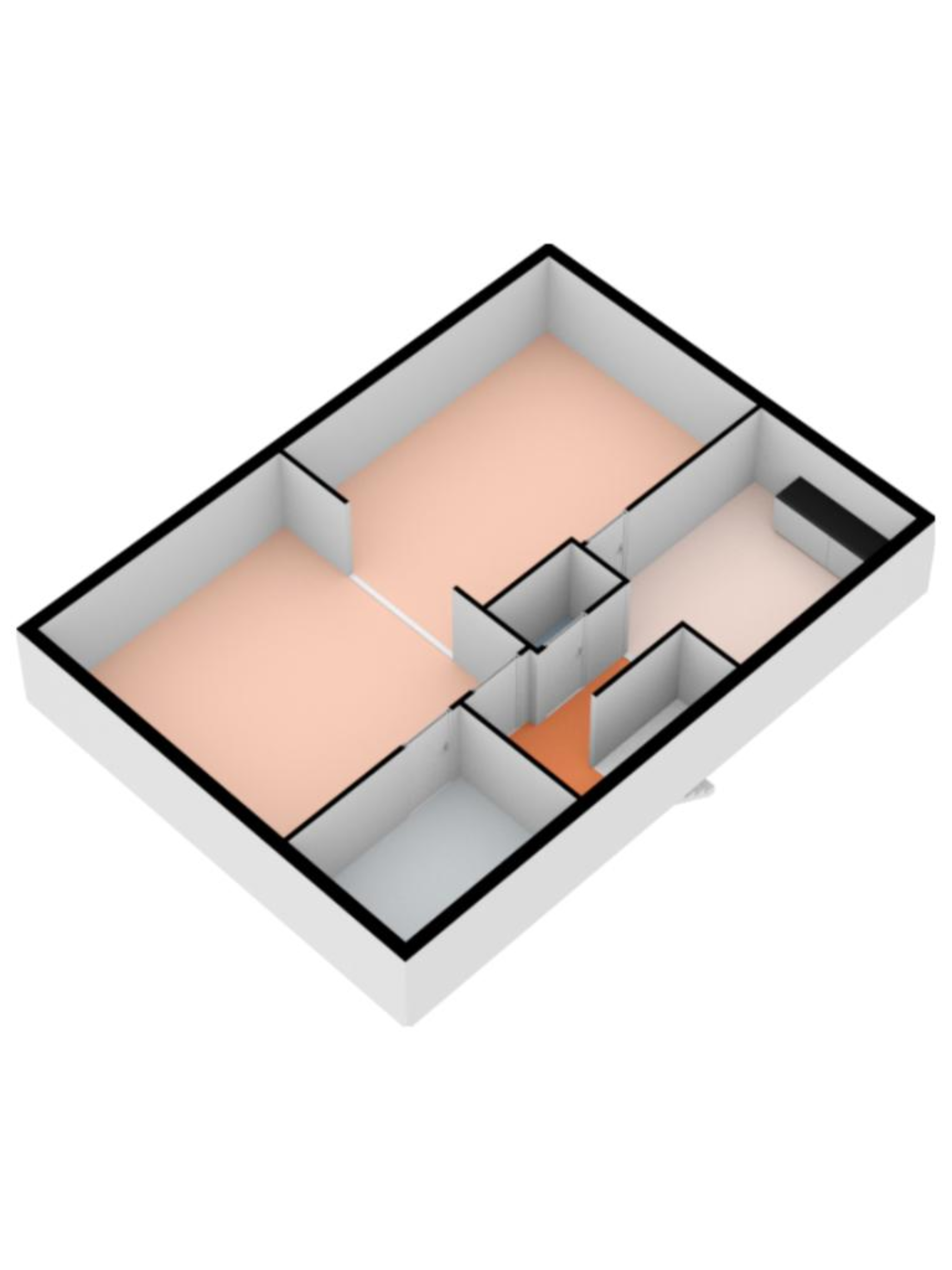 1e verdieping - 3D