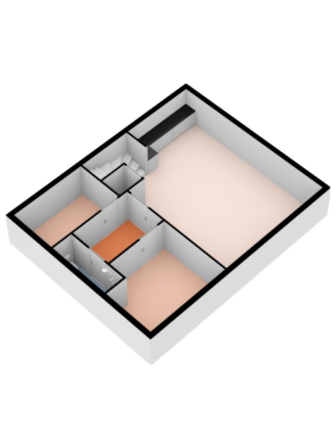 1e verdieping - 3D