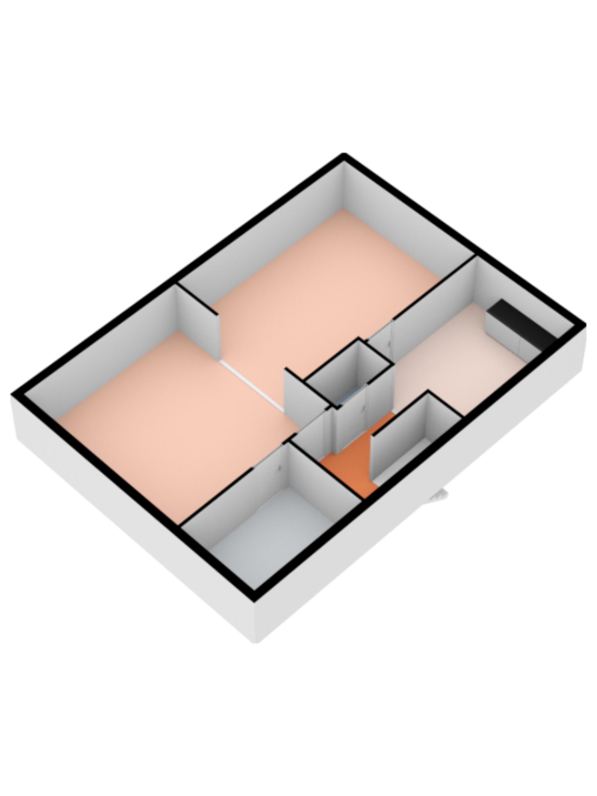 1e verdieping - 3D