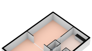 1e verdieping - 3D