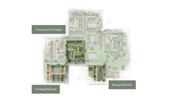Situatietekening Heulpark met buurtjes