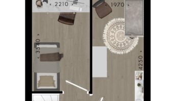 Rijwoning 1e verdieping