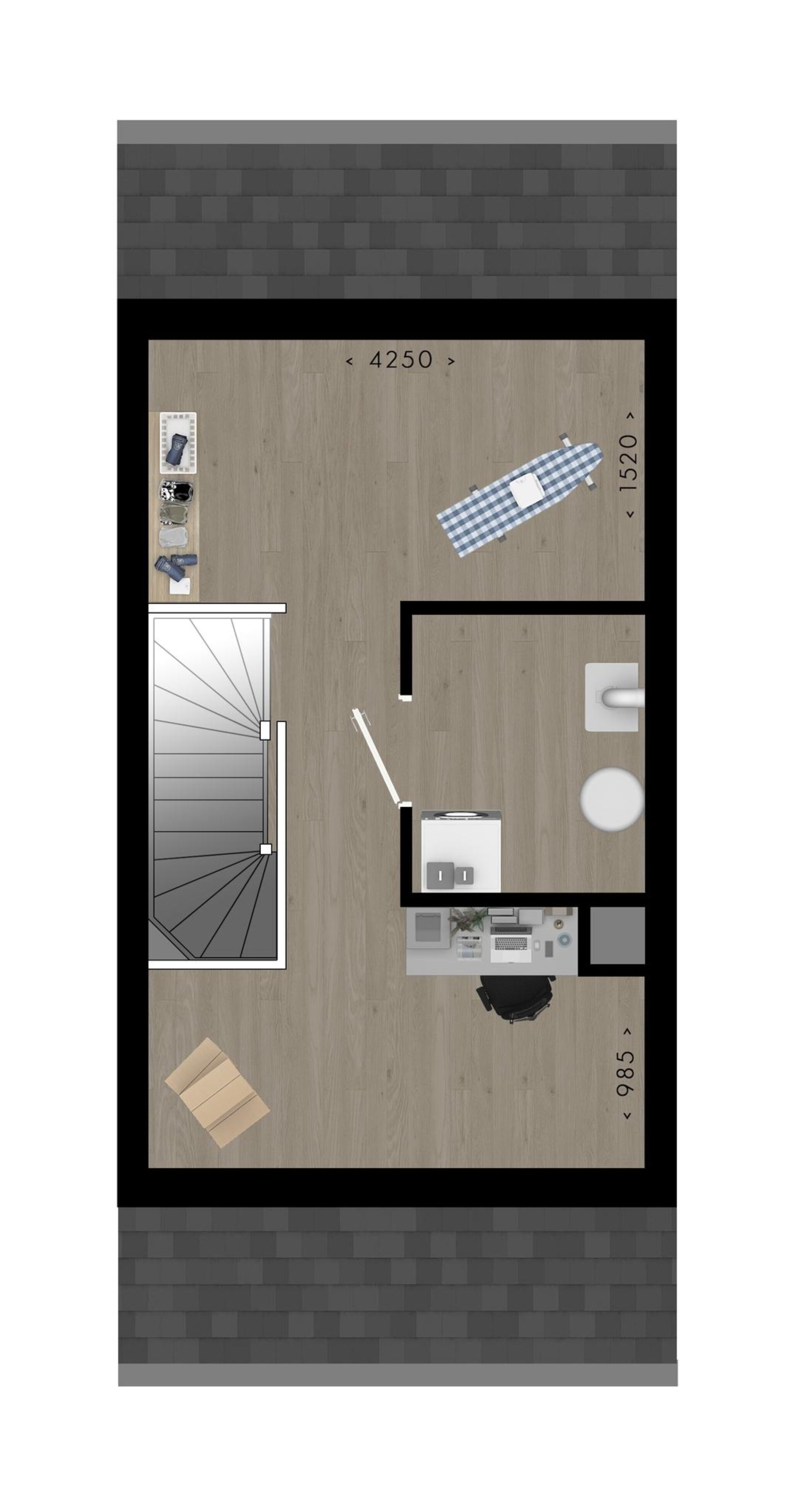Rijwoning 2e verdieping