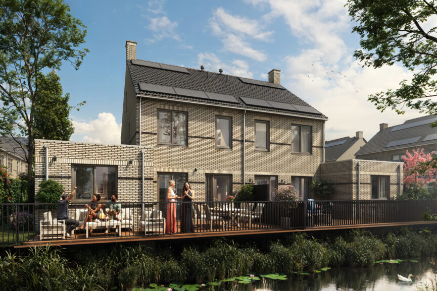 Levensloopbestendige twee-onder-1-kapwoning